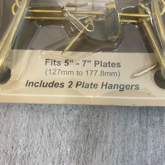 Gold Plate Display Hanger - Set of 7 - Picture 10 of 12
